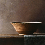 
	Persian bowl  oil on wood  81 x 105 cm
