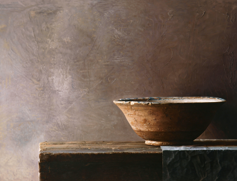 
	Persian bowl  oil on wood  81 x 105 cm
